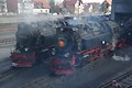 ハルツ狭軌鉄道99.23-24型蒸気機関車ヘッドマークMEPHISTO EXPRESS HSB class 99.23-24 steam locomotive