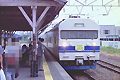 北陸本線583系改造419系ヘッドマーク列車 TOWN トレイン 西金沢